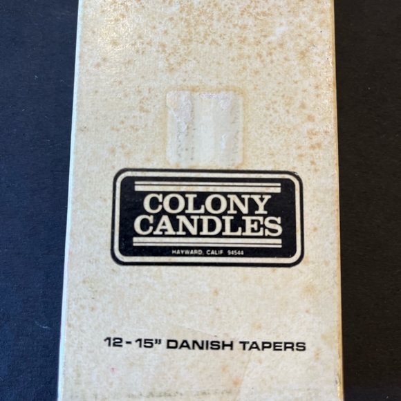 10—red 12-15” inch danish tappers by Colony candles. - Picture 8 of 8